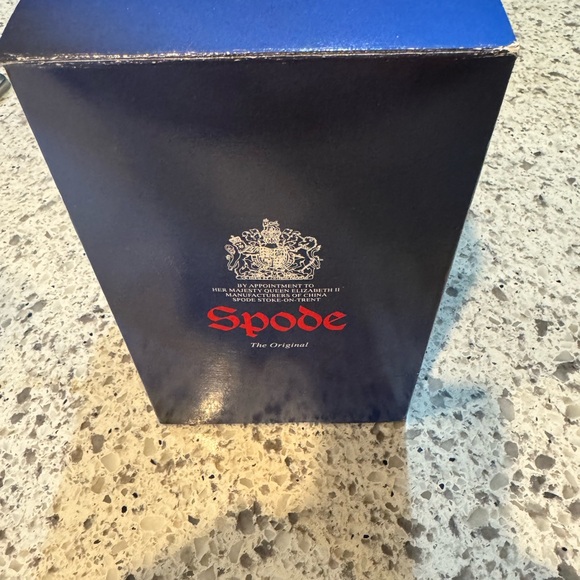 Spode Blue and Cream Floral Toast Dish - Picture 6 of 6